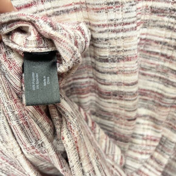 LANE BRYANT Striped Pink Button Sweater Sz 18 / 20 - Picture 3 of 7